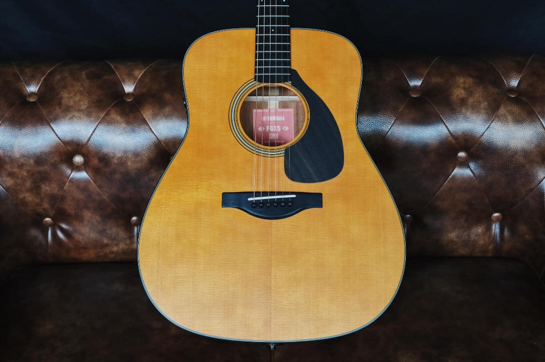 Yamaha FGX5 Red Label All Solid Acoustic Electric Guitar Hobbies
