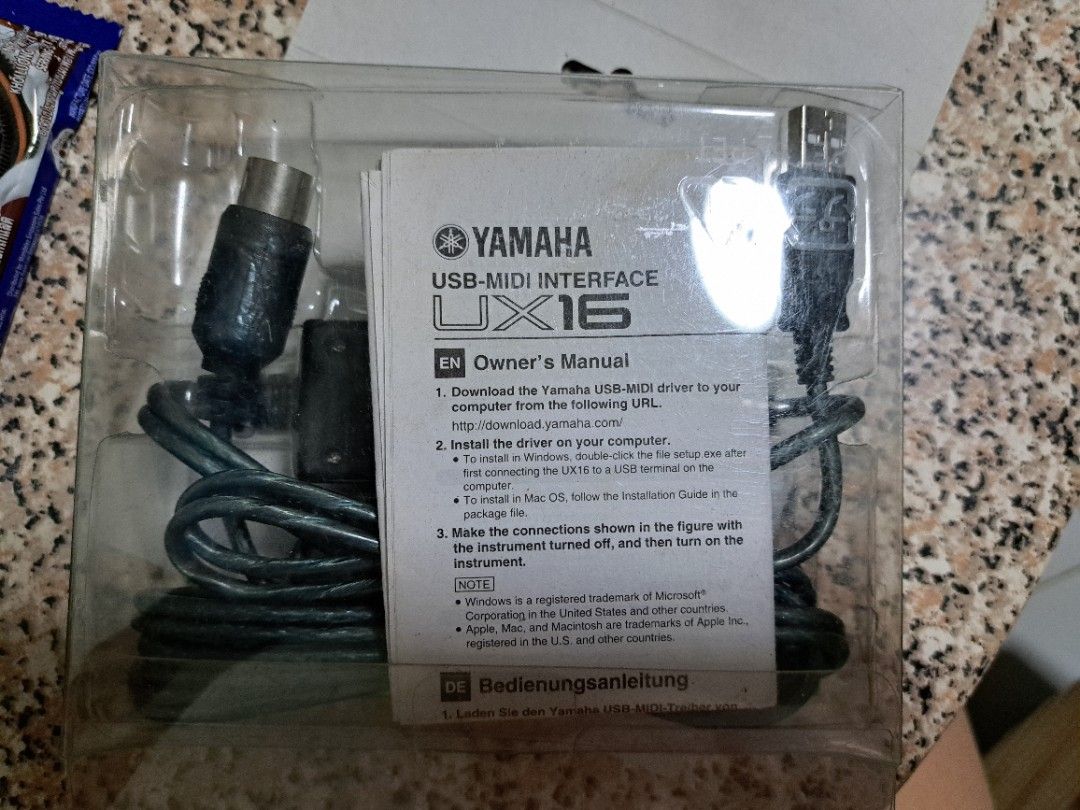Yamaha USB Midi Interface UX16, Computers & Tech, Parts & Accessories