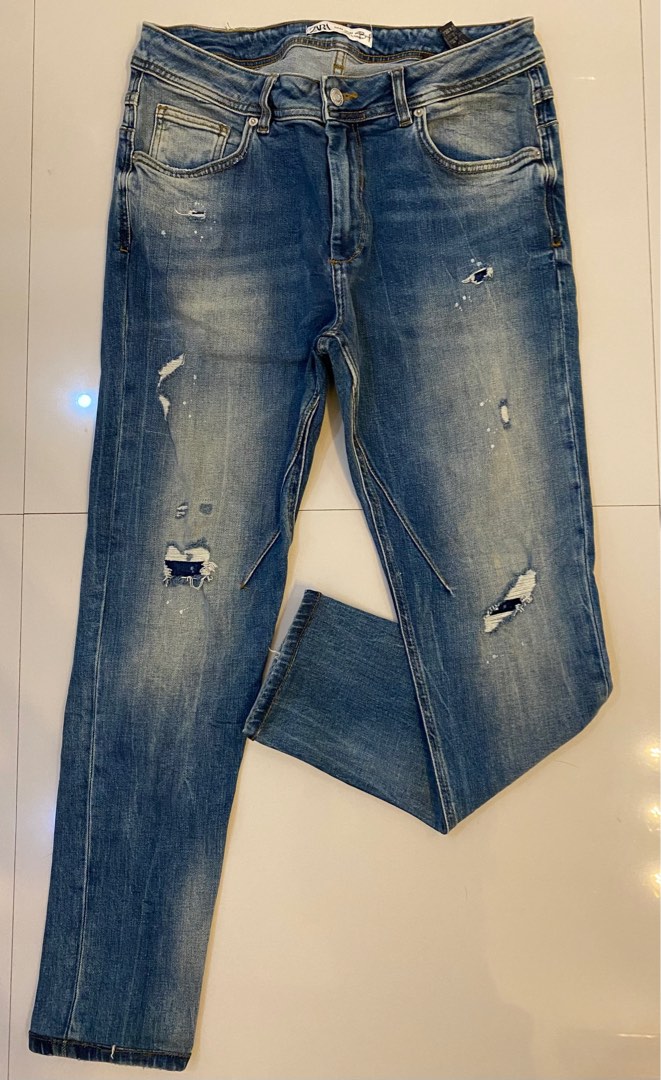 Zara Men denim skinny pants, Men's Fashion, Bottoms, Jeans on Carousell
