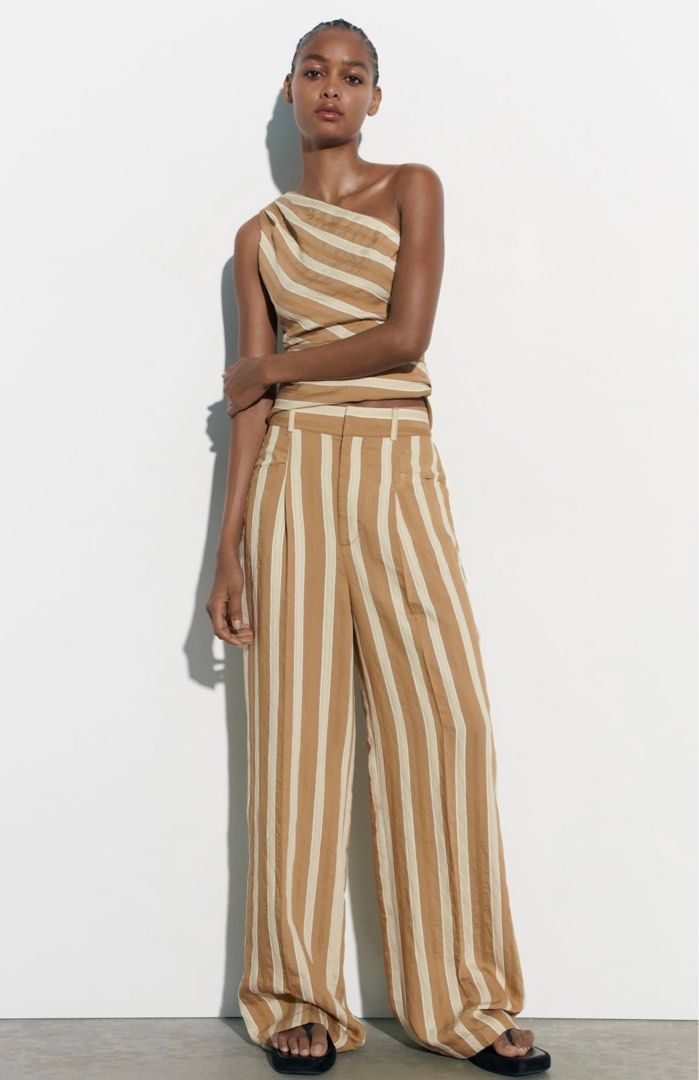 Zara cheap asymmetric trousers
