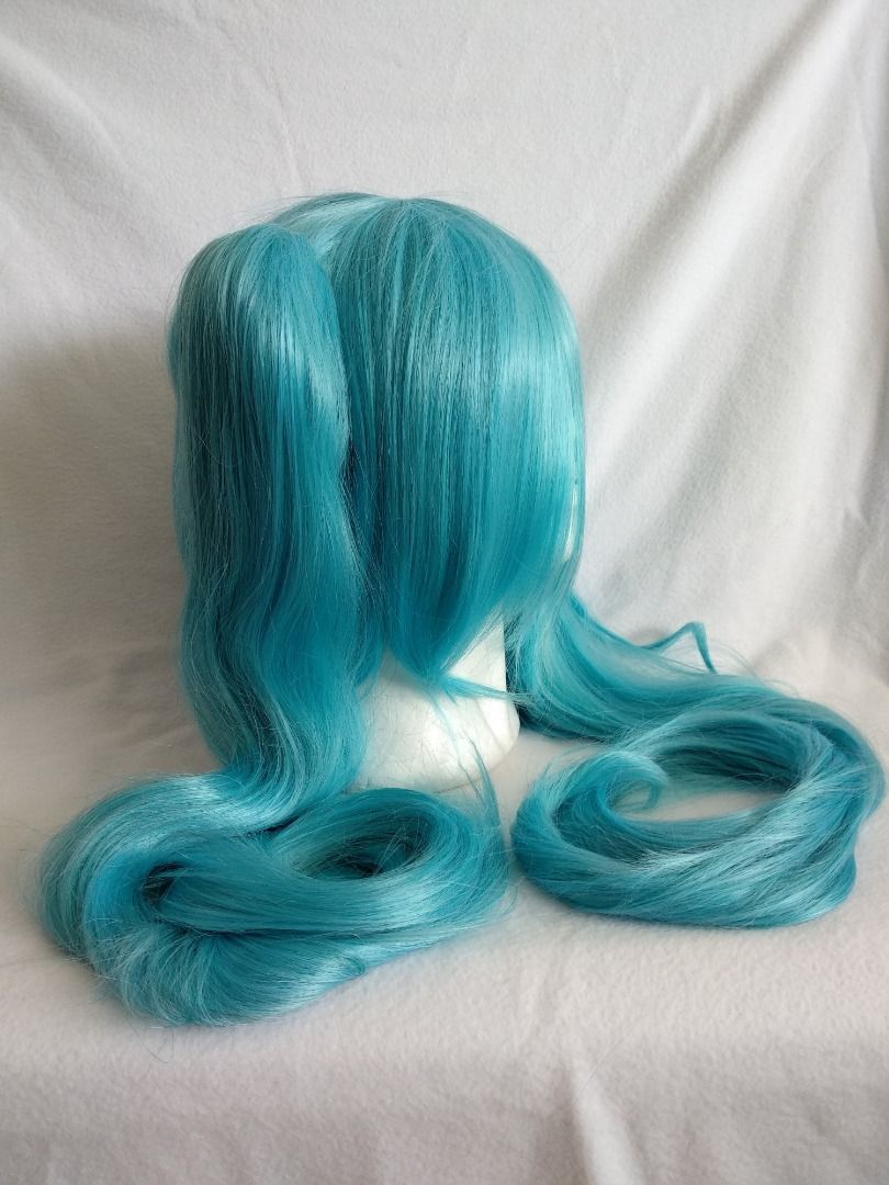 120cm outlet blue wig