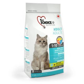 1ST CHOICE Cat Adult, Healthy Skin and Coat Dry Food Kibbles 2.72KG