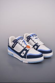 Louis Vuitton LV Trainer Sneaker Sky Blue 2022 Size LV/UK 8 1A9ZI6