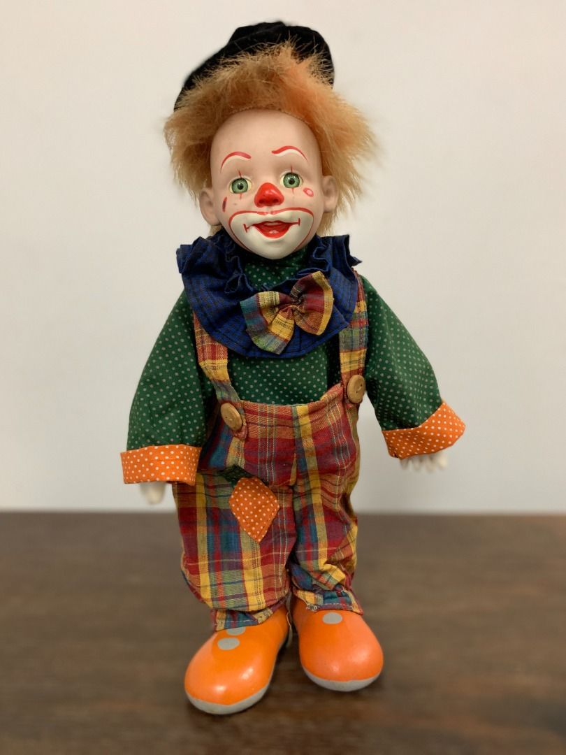 Cute clown doll clearance