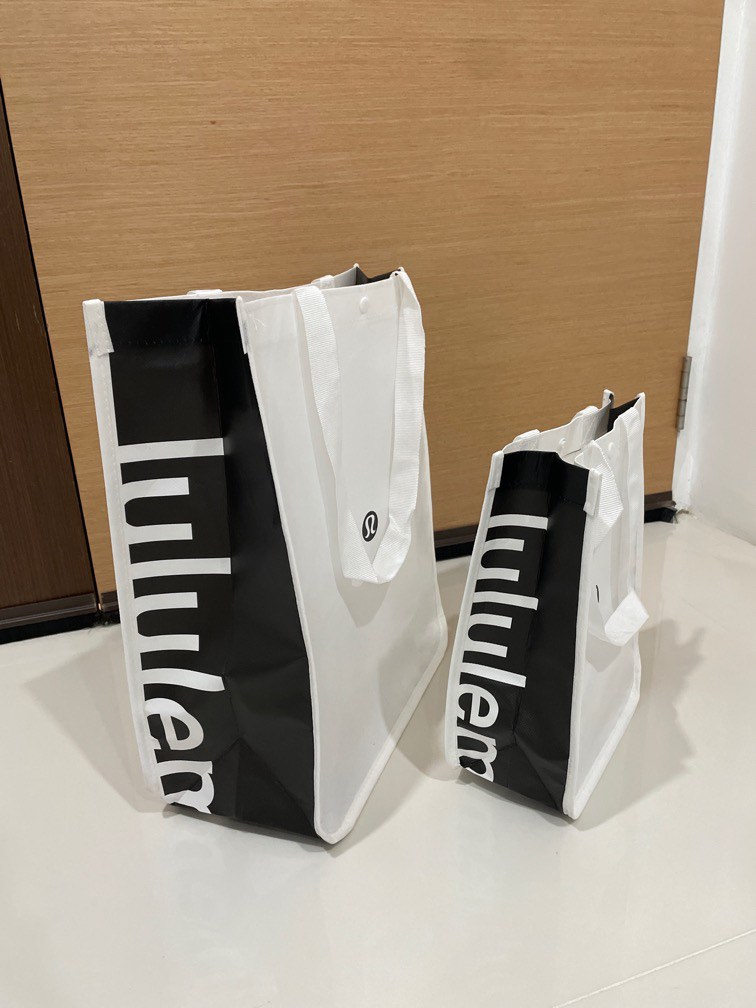 2 x Lululemon recycle bags, Women's Fashion, Bags & Wallets, Tote Bags