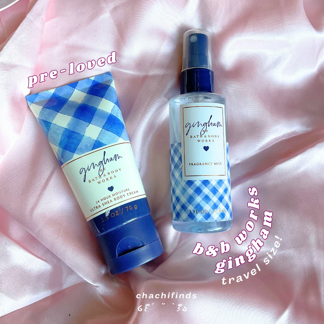 Clear Travel Duo- Gingham Mist