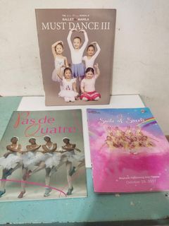 3 BALLET programme souvenirs/2005,2017/Nice set!