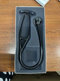 3M Littmann Stethoscope Master Cardiology Black Tube, Black-Finish Chestpiece, 2161