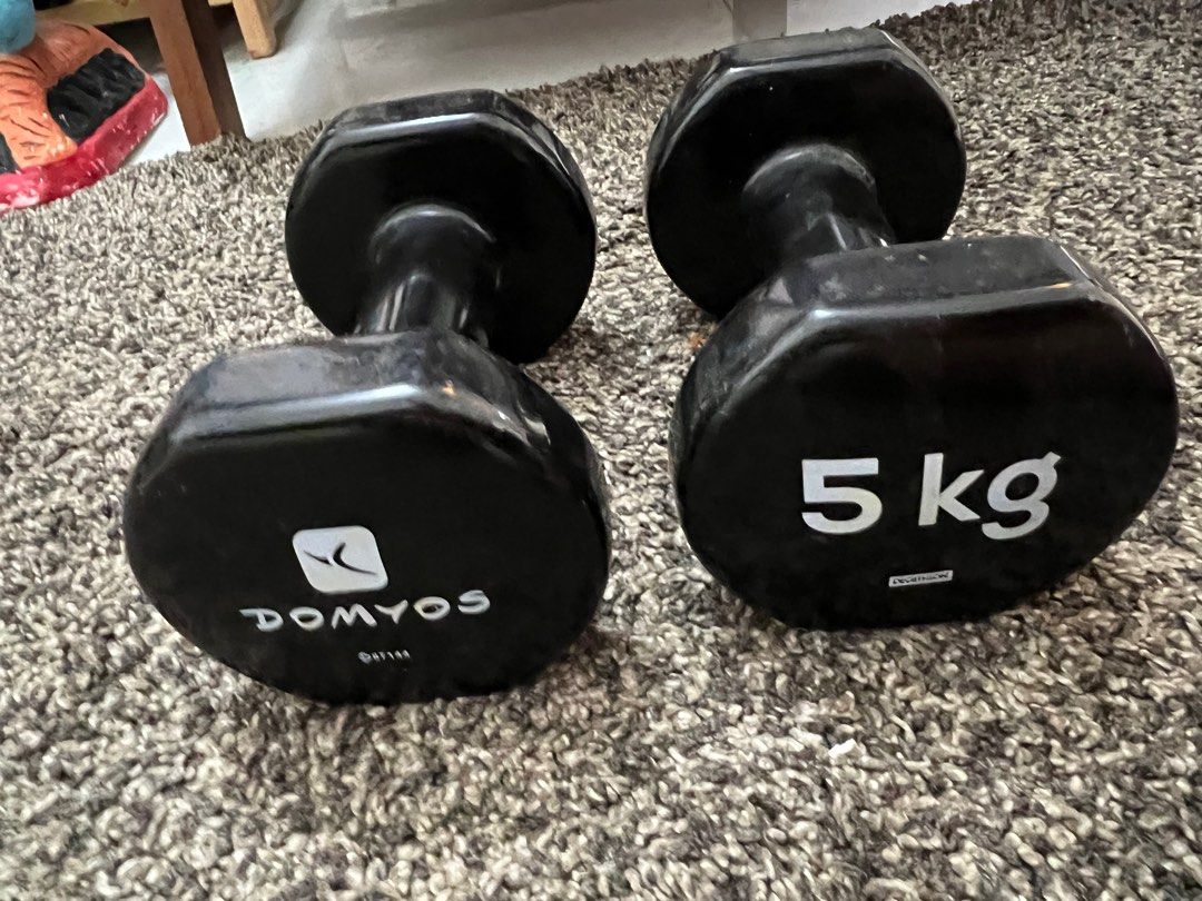 5kg best sale dumbbells decathlon