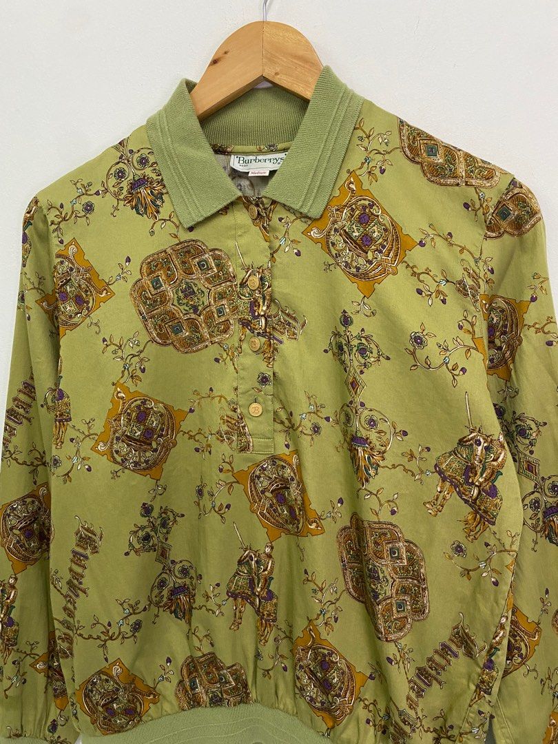 90 s Burberry s Prorsum Graphic Jumper Sweater