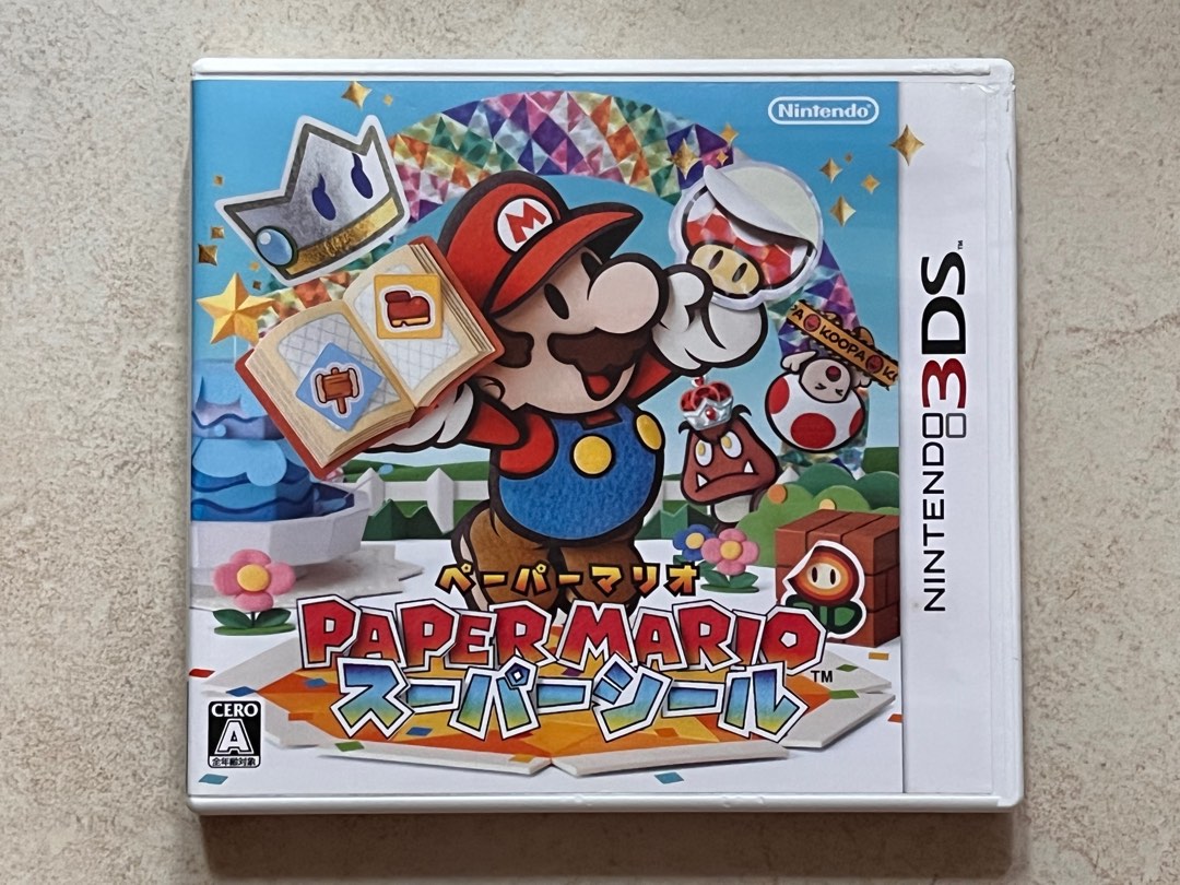 3DS PAPER MARIO SUPER SEAL BATTLE ADVENTURE
