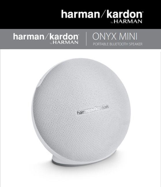 The Harman Kardon® Onyx™ Wireless Speaker System Delivers Rechargeable  Portability