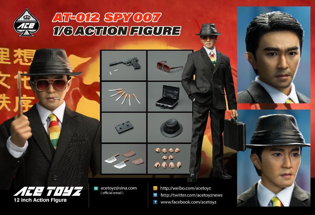 全新現貨Ace Toyz AT-012 SPY 007 國產凌凌漆1/6 figure 周星星, 興趣 