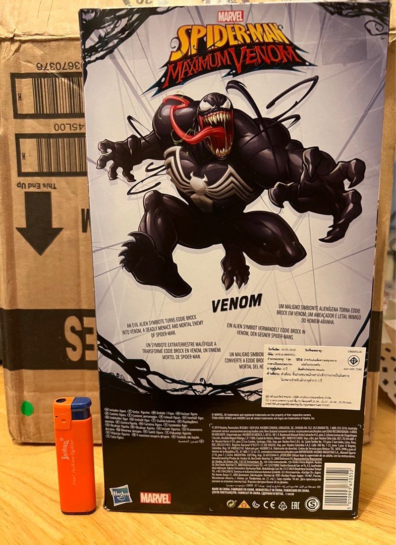 Spider-Man Titan Hero Series, Figurine de Collection Deluxe Venom d