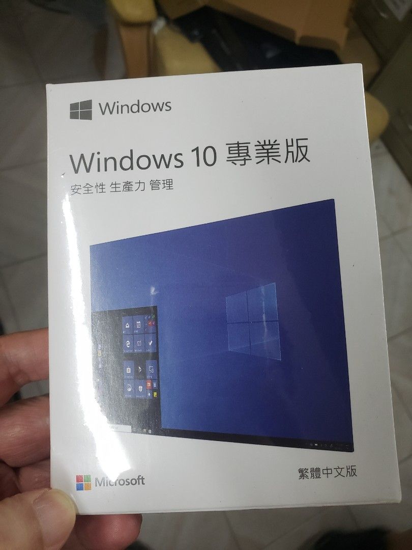 未開封繁體版Microsoft Windows 10 Professional, 電腦＆科技, 商務用