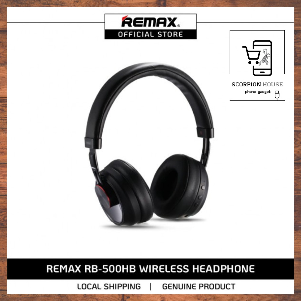 REMAX RB 500HB Stereo HiFi Wireless Bluetooth Headphone Headset