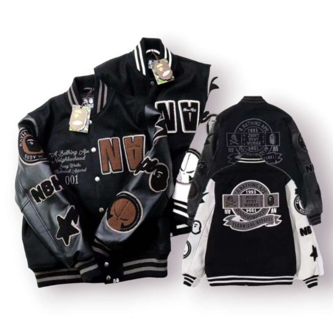 A BATHING APE NEIGHBORHOOD Varsity Jacke - ジャケット・アウター