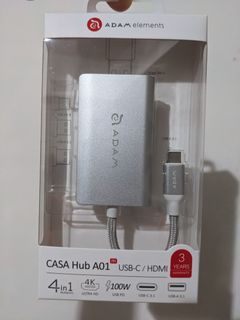 ADAM Hub A01m 四合一 USB-C HUB集線器 4K顯示(一秒擴充MacBook Air)