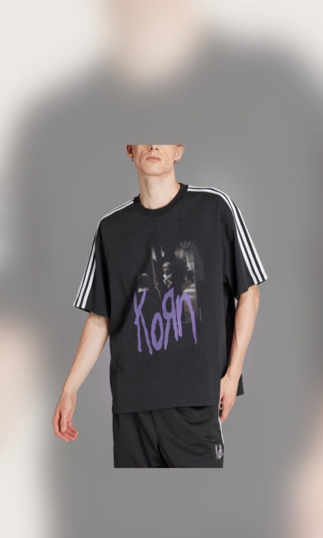 Adidas X Korn Graphic Tee, Men's Fashion, Tops & Sets, Tshirts