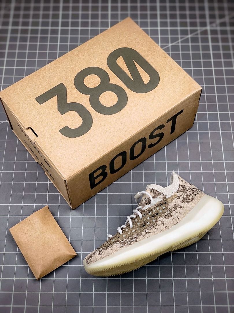 adidas gazelle silver green womens Shop Yellow Mens adidas Yeezy Boost 380 Lace Up Sneakers – Shoebacca main image 1