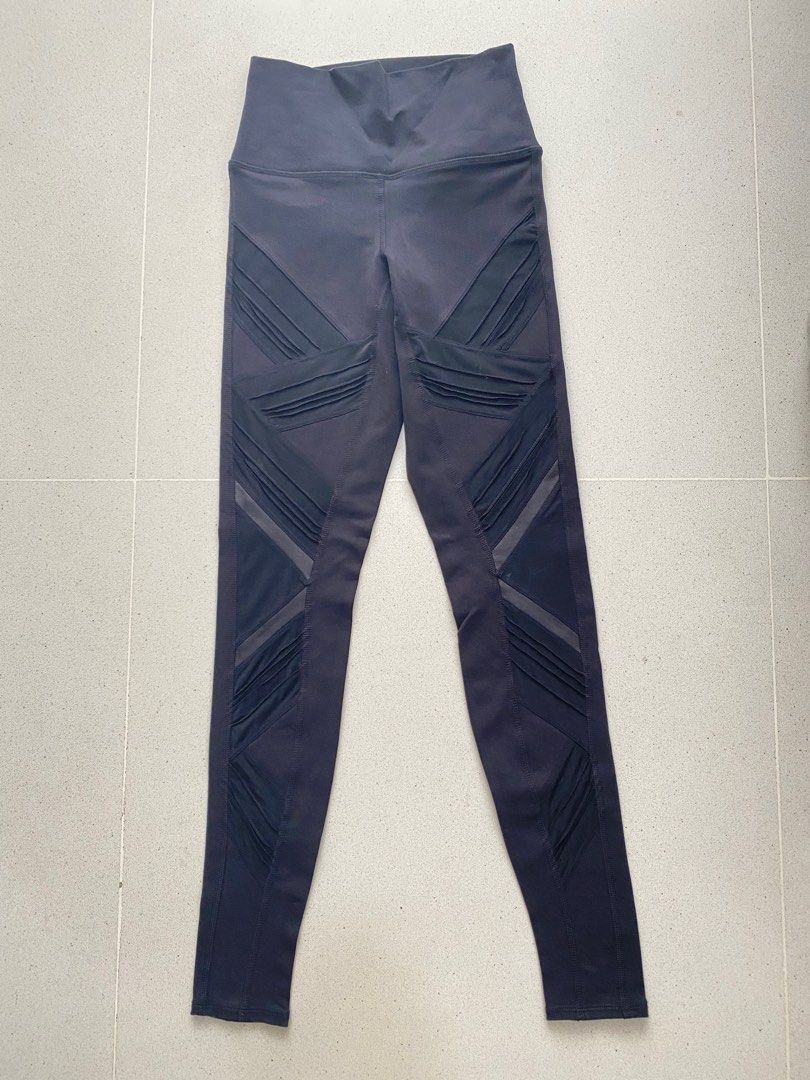 Alo Yoga mesh Leggings Women s Fashion Activewear on Carousell