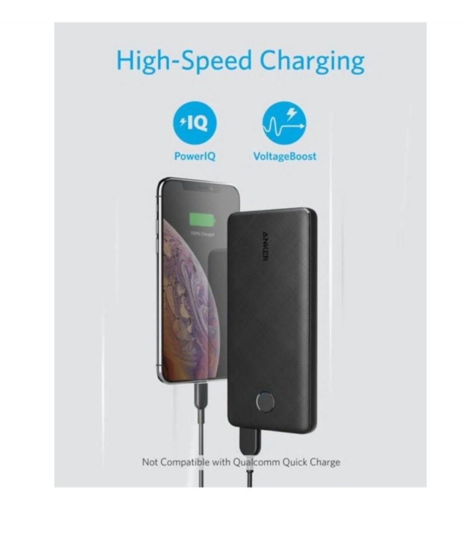 Anker 313 PowerCore Metro Slim 10000mAh Portable Powerbank (A1229