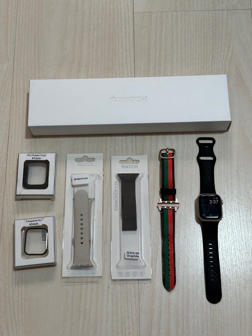 最終値下げ】Apple Watch Series8 41mm スターライト-