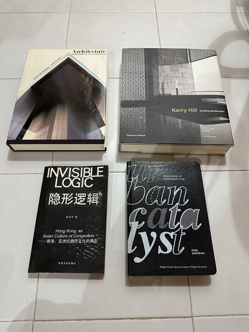 Assorted Architecture books, Kerry hill, Louis Kahn etc, Hobbies & Toys