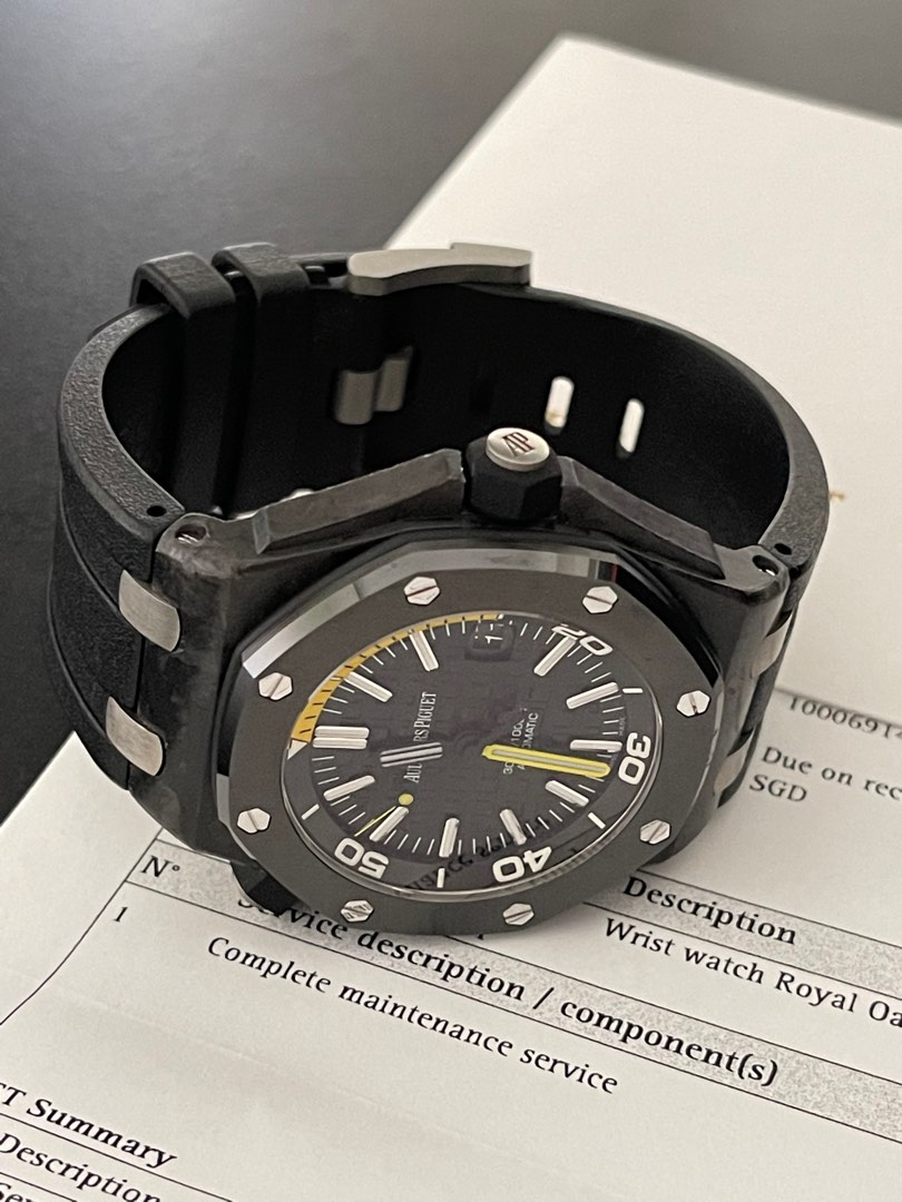 Audemars Piguet Carbon Diver 15706 Luxury Watches on Carousell