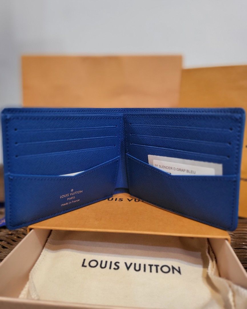 louis-vuitton wallet men blue