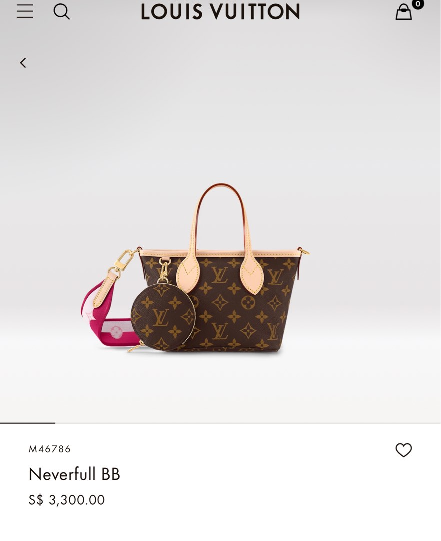 Neverfull BB Monogram Canvas - Handbags M46786