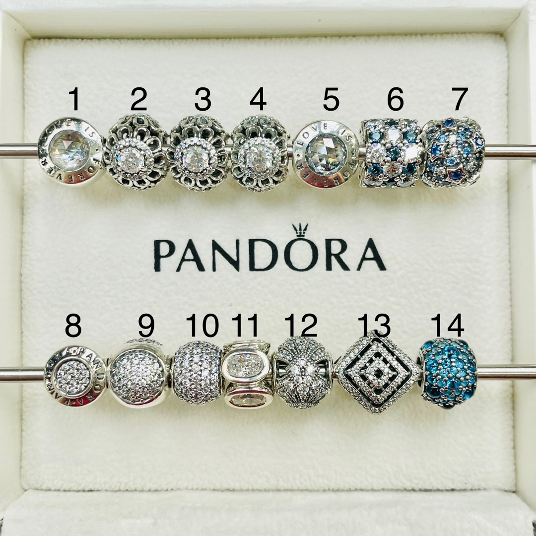 Pandora : Infinite Hearts Sparkling Clip Charm