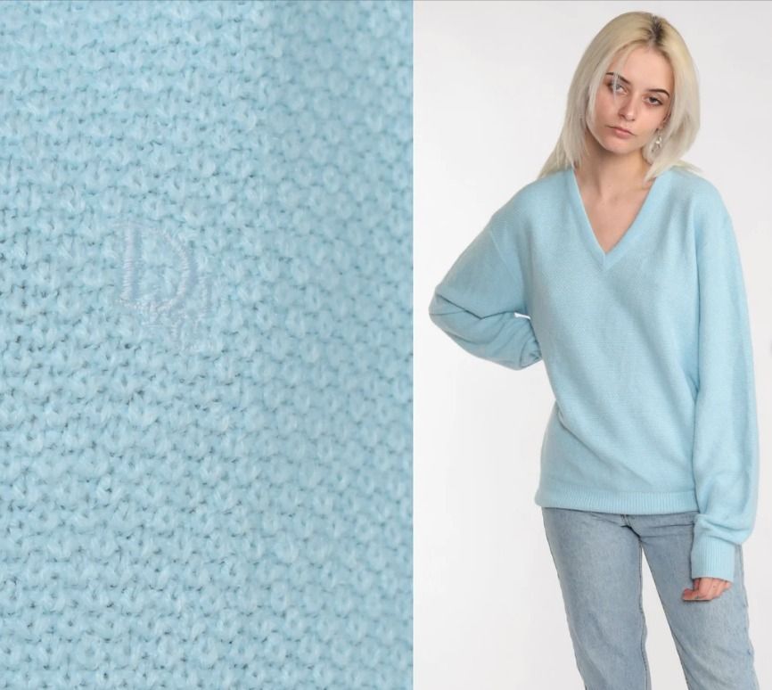 Christian dior v best sale neck sweater