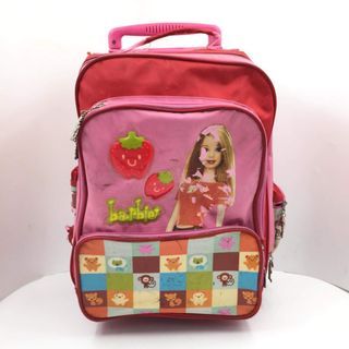 BARBIE Sweet Pink Kids Girls School Trolley Bag