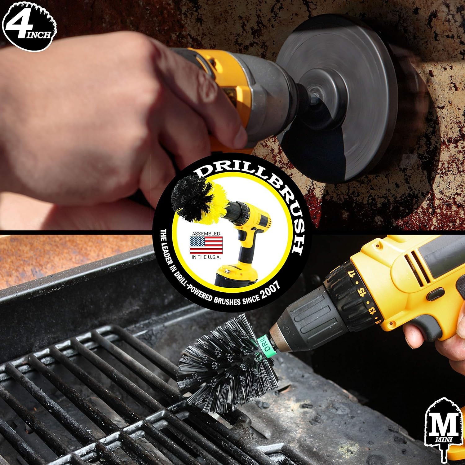 Electric online grill brush