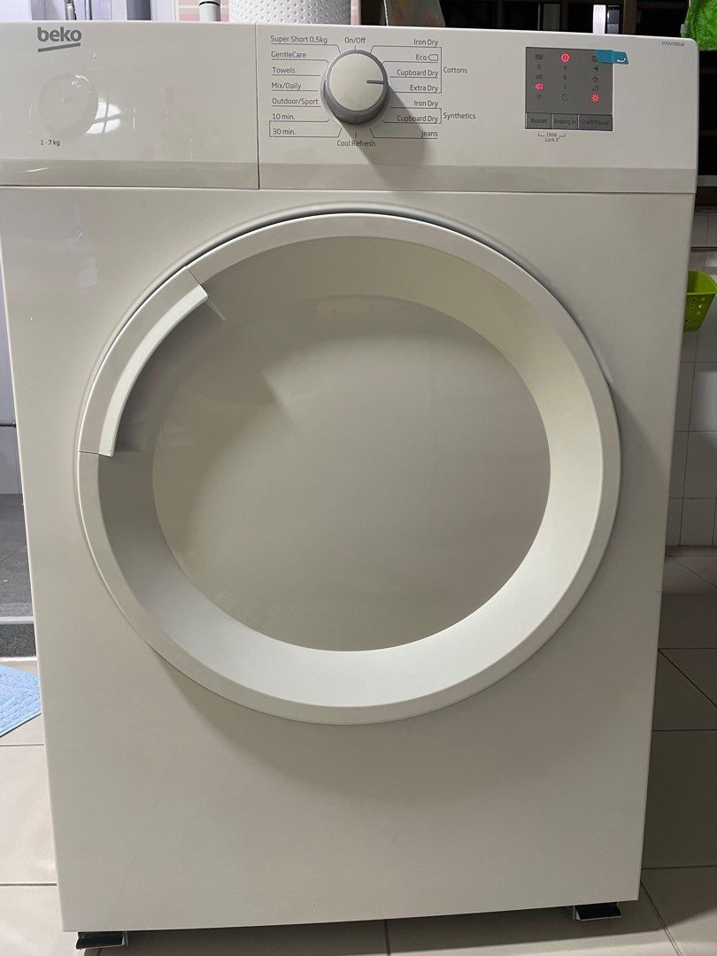 Beko Dryer 7 Kg, TV & Home Appliances, Washing Machines and Dryers on