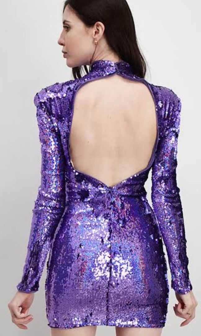 Bershka hot sale sequin dress