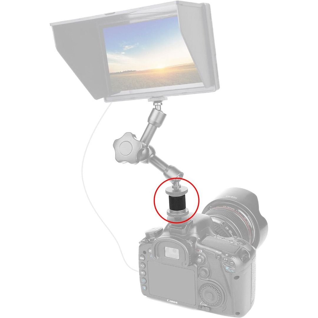 [BMC] Double Female Teeth 1/4"20 Thread Hole Multi Purpose Tripod