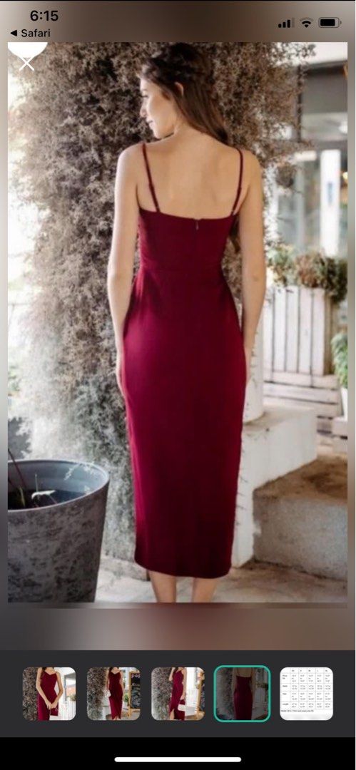 BNWT LADY LOVE SONG DRESS (BURGUNDY), Women's Fashion, Dresses & Sets,  Evening dresses & gowns on Carousell