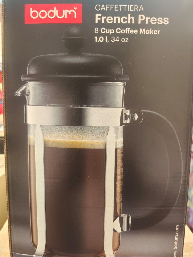 BODUM FRENCH PRESS 8 CUP COFFEE MAKER TV Home Appliances