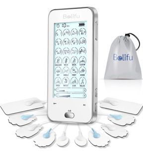 Brand New Belifu Dual Channel T.E.N.S. TENS Rechargeable Pulse Massager for Neck Back Arms Chronic Pain Relief