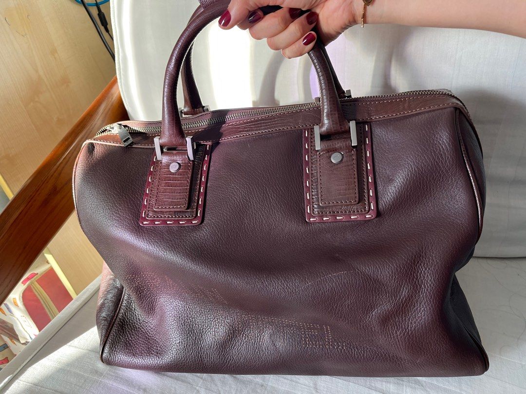 Braun buffel shoulder luggage bag, Women's Fashion, Bags & Wallets ...