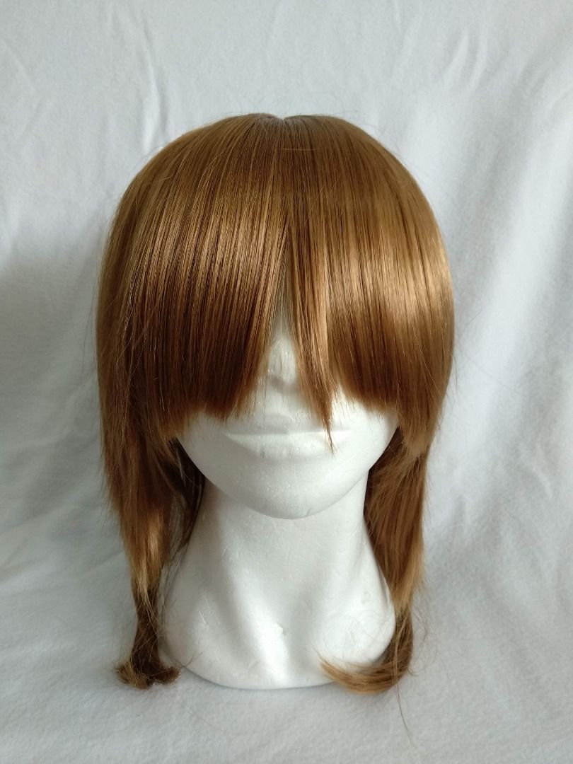 Brown short deals cosplay wig