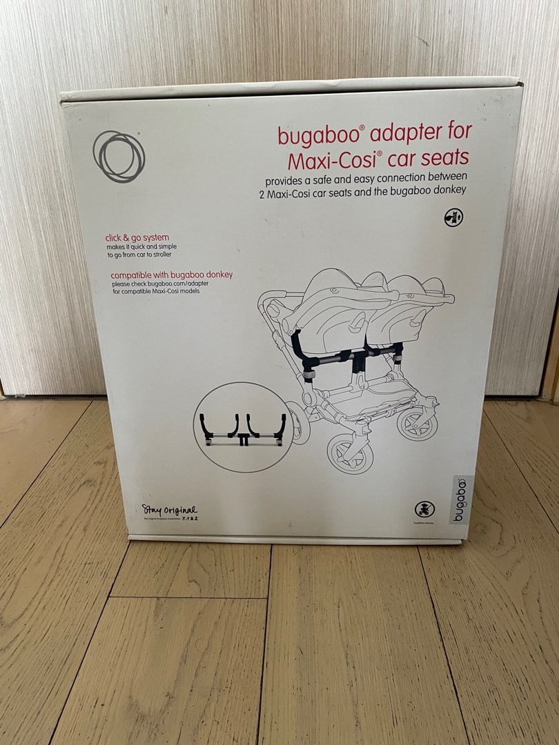 Bugaboo donkey twin adapter for maxi cosi