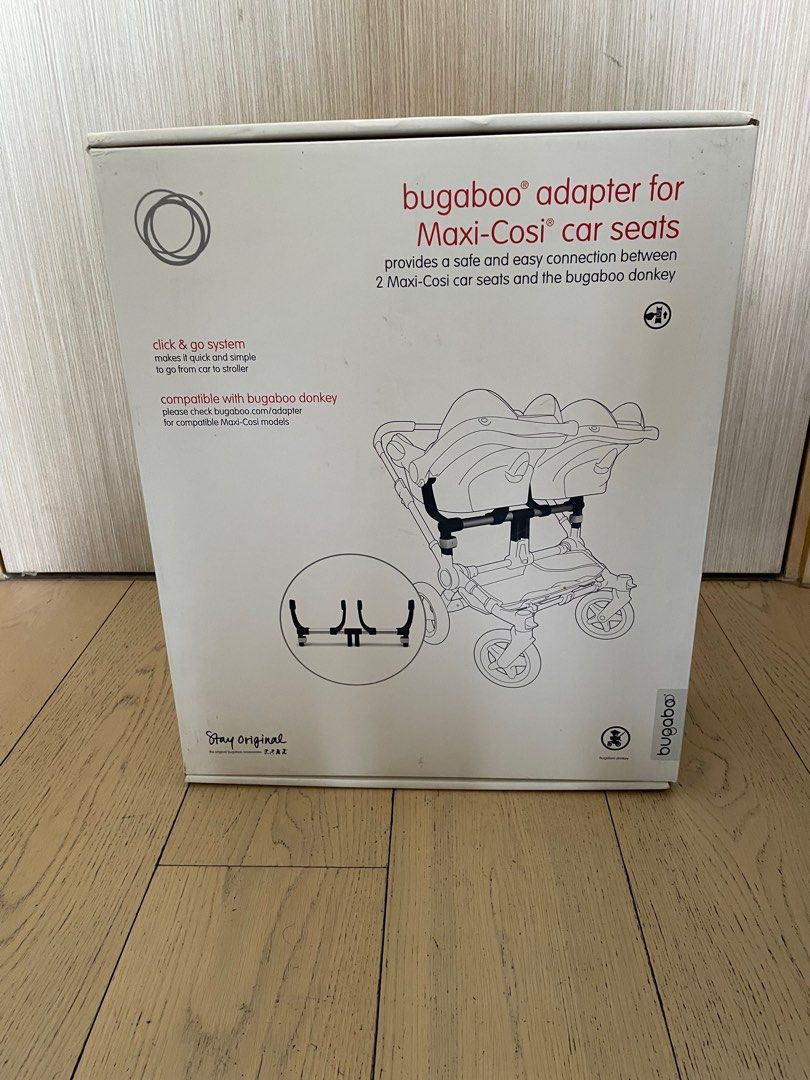Bugaboo donkey twin adapter for maxi cosi