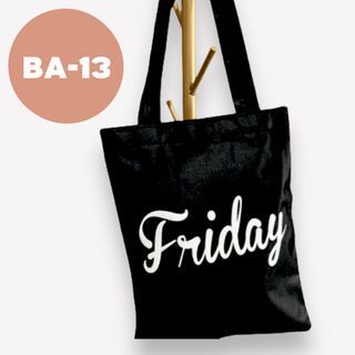 Merci Black Tote Bag in Canvas, Women's Fashion, Bags & Wallets, Tote Bags  on Carousell