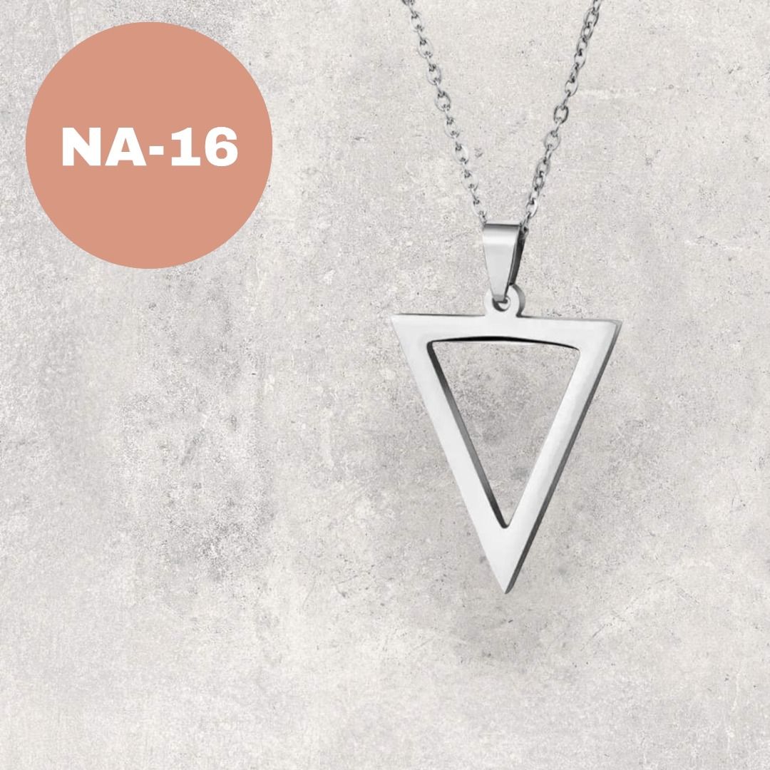 Geometric triangle necklace hotsell