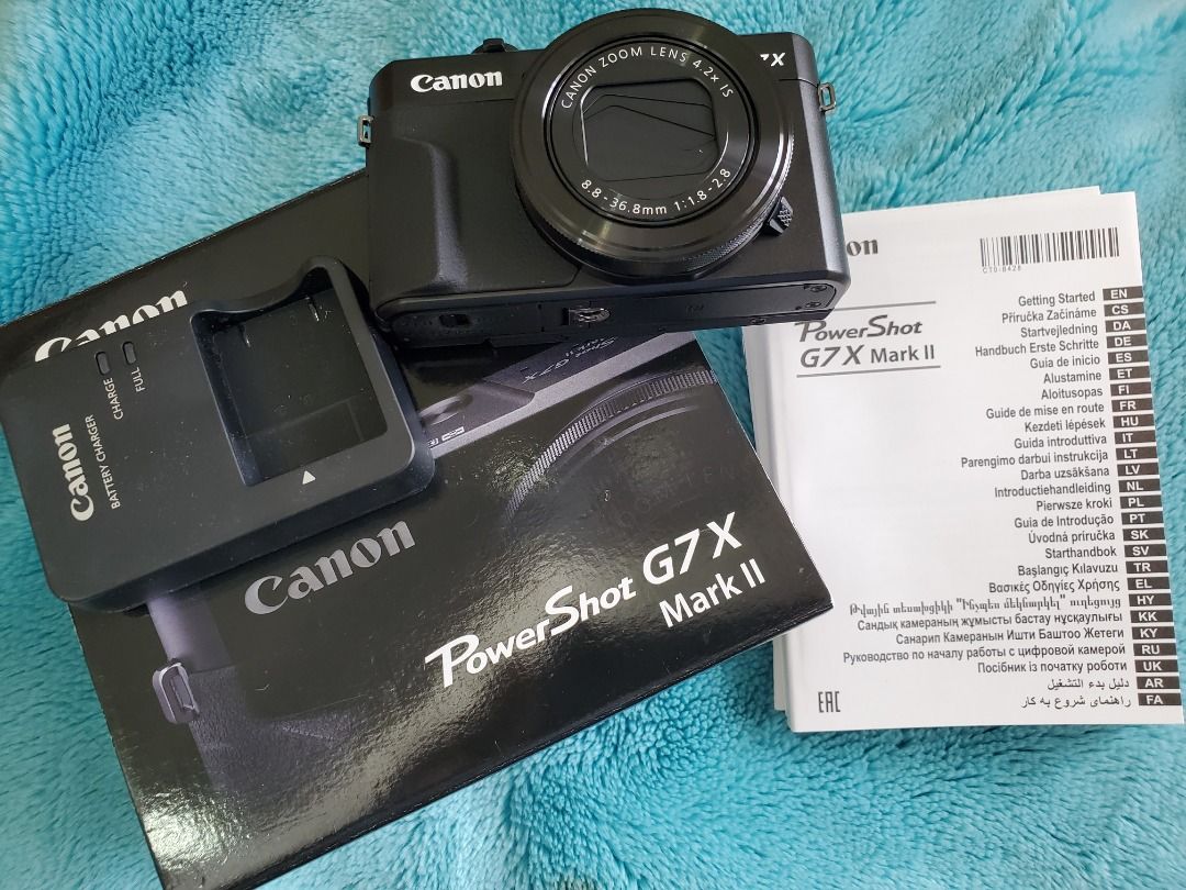 Canon Powershot G7 X Mark II (G7X II, G7X II), Flip mon, 反mon 1