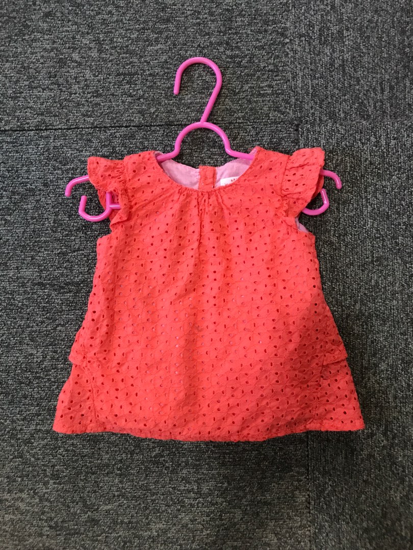 Cat&Jack Eyelet Top, Babies & Kids, Babies & Kids Fashion on Carousell