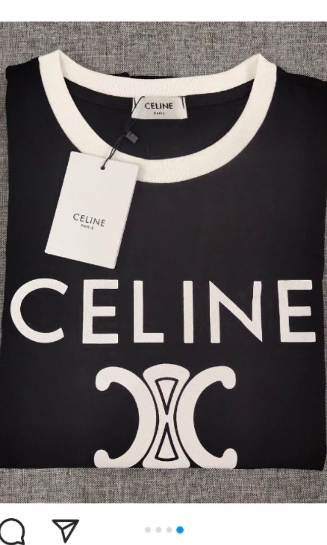 Celine Paris Bubble Logo Tee